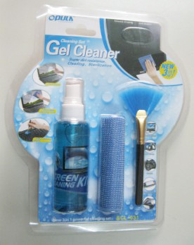 【批发销售 凝胶清洁剂 液晶屏清洁套装 吸塑高周波三件套清洁液】价格,厂家,图片,电脑清洁用品,广州市佑科计算机-