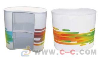 直型吸塑前台 折叠促销台 促销桌 超市试吃台 宣传