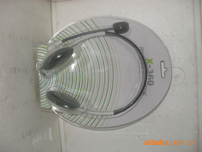 工厂直销XBOX360游戏小双边耳机 头戴式带耳麦，吸塑包装一站式采购指南